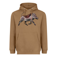 Toasted Coconut Warthog Illustrations Heavyweight Hoodie - LillyAllenDesigns