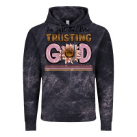 Cloud Black im just out here trusting god Vintage Hoodie - MaliasSmallBusiness
