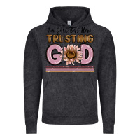 Vintage Black im just out here trusting god Vintage Hoodie - MaliasSmallBusiness