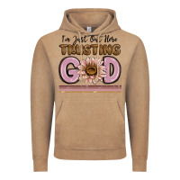 Vintage Coffee im just out here trusting god Vintage Hoodie - MaliasSmallBusiness