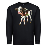 Black Holstein Calf Premium Sweatshirt - LillyAllenDesigns