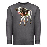 Charcoal Heather Holstein Calf Premium Sweatshirt - LillyAllenDesigns