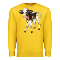 Lemon Holstein Calf Premium Sweatshirt - LillyAllenDesigns