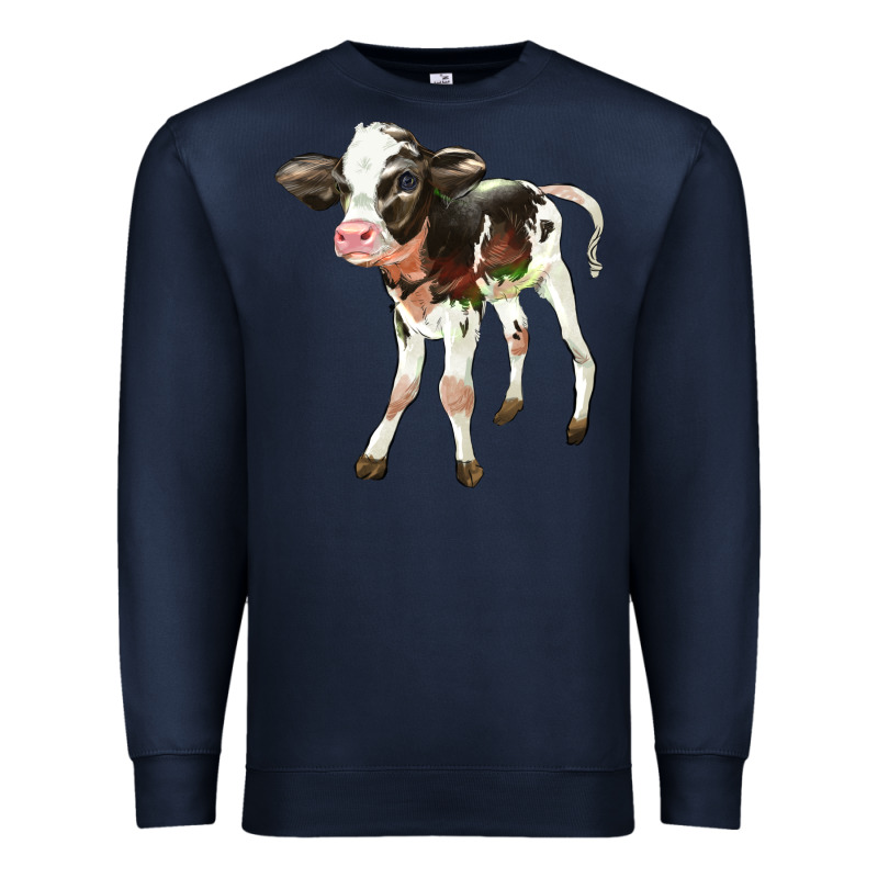 Holstein Calf Premium Sweatshirt by LillyAllenDesigns | Teevron