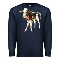Navy Holstein Calf Premium Sweatshirt - LillyAllenDesigns