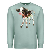 Seafoam Holstein Calf Premium Sweatshirt - LillyAllenDesigns