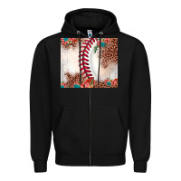 Black baseball leopard Zipper Hoodie - JahusDesignShop