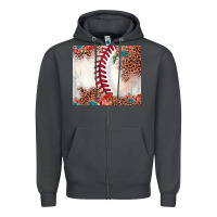 Smoke baseball leopard Zipper Hoodie - JahusDesignShop