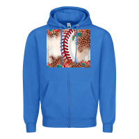 Baseball Leopard Zipper Hoodie | Teevron