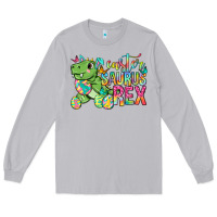 Moon Dust Easter Saurus Rex Easter Day Long Sleeve Tee - Neo Western