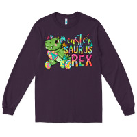 Plum Easter Saurus Rex Easter Day Long Sleeve Tee - Neo Western