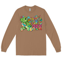 Toasted Coconut Easter Saurus Rex Easter Day Long Sleeve Tee - Neo Western