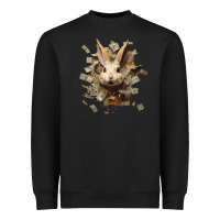 Black bad rabbit Heavyweight Sweatshirt - Unal Design