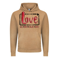 Vintage Camel love all day every day hearts Vintage Hoodie - MaliasSmallBusiness