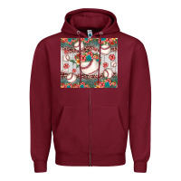Burgundy baseball leopard Zipper Hoodie - JahusDesignShop