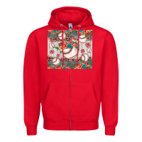Red baseball leopard Zipper Hoodie - JahusDesignShop