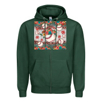 Sports Green baseball leopard Zipper Hoodie - JahusDesignShop