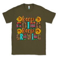 Army Green keep going keep growing Classic Tee - HRA Design Shop