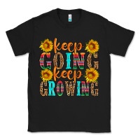 Black keep going keep growing Classic Tee - HRA Design Shop