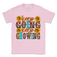 Bubblegum Pink keep going keep growing Classic Tee - HRA Design Shop
