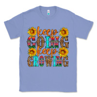Colony Blue keep going keep growing Classic Tee - HRA Design Shop