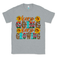 Heather Grey keep going keep growing Classic Tee - HRA Design Shop