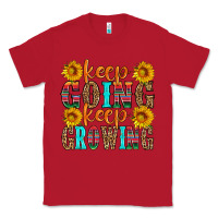 Red keep going keep growing Classic Tee - HRA Design Shop