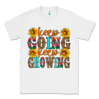 White keep going keep growing Classic Tee - HRA Design Shop