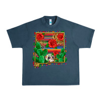 Midnight Navy new mexico map Urban Heavy Tee - Zillion Design Studio