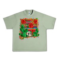 Oil Green new mexico map Urban Heavy Tee - Zillion Design Studio