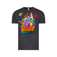 Pride Rainbow Cupcake Vintage Tee | Teevron