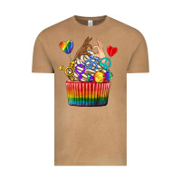 Vintage Camel pride rainbow cupcake Vintage Tee - texasbilliewilder