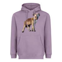 Lavender Baby Hyena Illustrations Heavyweight Hoodie - LillyAllenDesigns