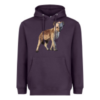 Plum Baby Hyena Illustrations Heavyweight Hoodie - LillyAllenDesigns