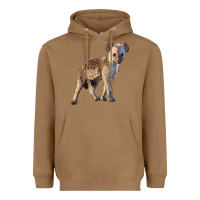 Toasted Coconut Baby Hyena Illustrations Heavyweight Hoodie - LillyAllenDesigns