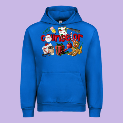 Counselor Christmas Urban Hoodie Designed By Lillyallendesigns