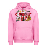 Fuchsia Pink Counselor Christmas Urban Hoodie - LillyAllenDesigns