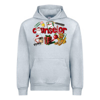 Heather Grey Counselor Christmas Urban Hoodie - LillyAllenDesigns