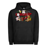 Pigment Black Counselor Christmas Urban Hoodie - LillyAllenDesigns