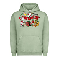 Pigment Oil Green Counselor Christmas Urban Hoodie - LillyAllenDesigns