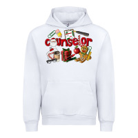 White Counselor Christmas Urban Hoodie - LillyAllenDesigns