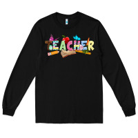 Black Easter Teacher Easter Day Long Sleeve Tee - Neo Western