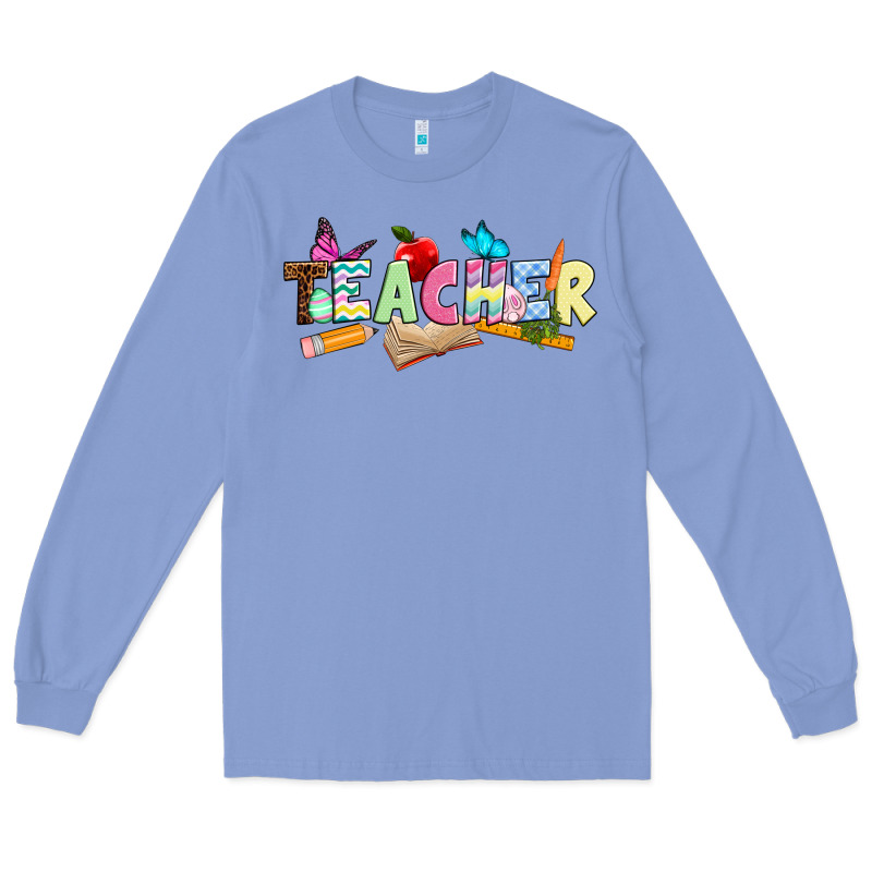 Easter Teacher Easter Day Long Sleeve Tee by Neo Western | Teevron
