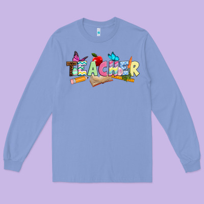 Easter Teacher Easter Day Long Sleeve Tee Designed By Neo Western