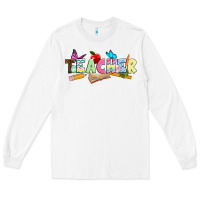 White Easter Teacher Easter Day Long Sleeve Tee - Neo Western