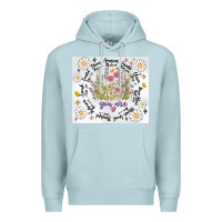 Blue Mist god says you are inflated Premium Hoodie - MaliasSmallBusiness