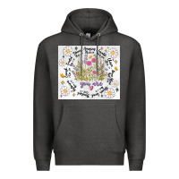 Charcoal Heather god says you are inflated Premium Hoodie - MaliasSmallBusiness