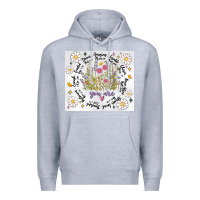 Heather Grey god says you are inflated Premium Hoodie - MaliasSmallBusiness