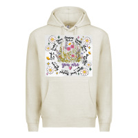 Oatmeal Heather god says you are inflated Premium Hoodie - MaliasSmallBusiness