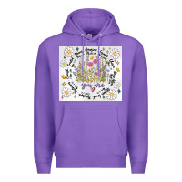 Purple god says you are inflated Premium Hoodie - MaliasSmallBusiness